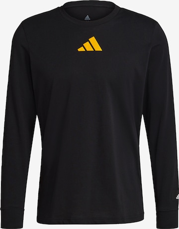 ADIDAS PERFORMANCE Performance Shirt in Black: front