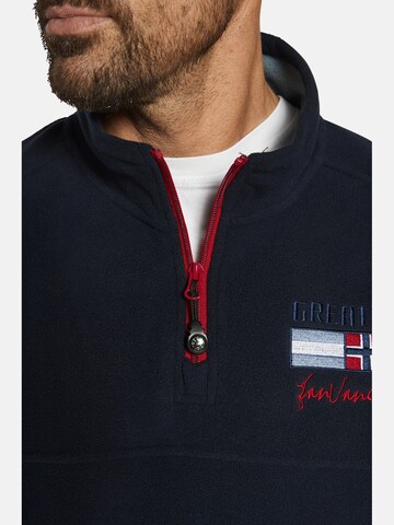 Jan Vanderstorm Sweatshirt ' Sietse ' in Blauw