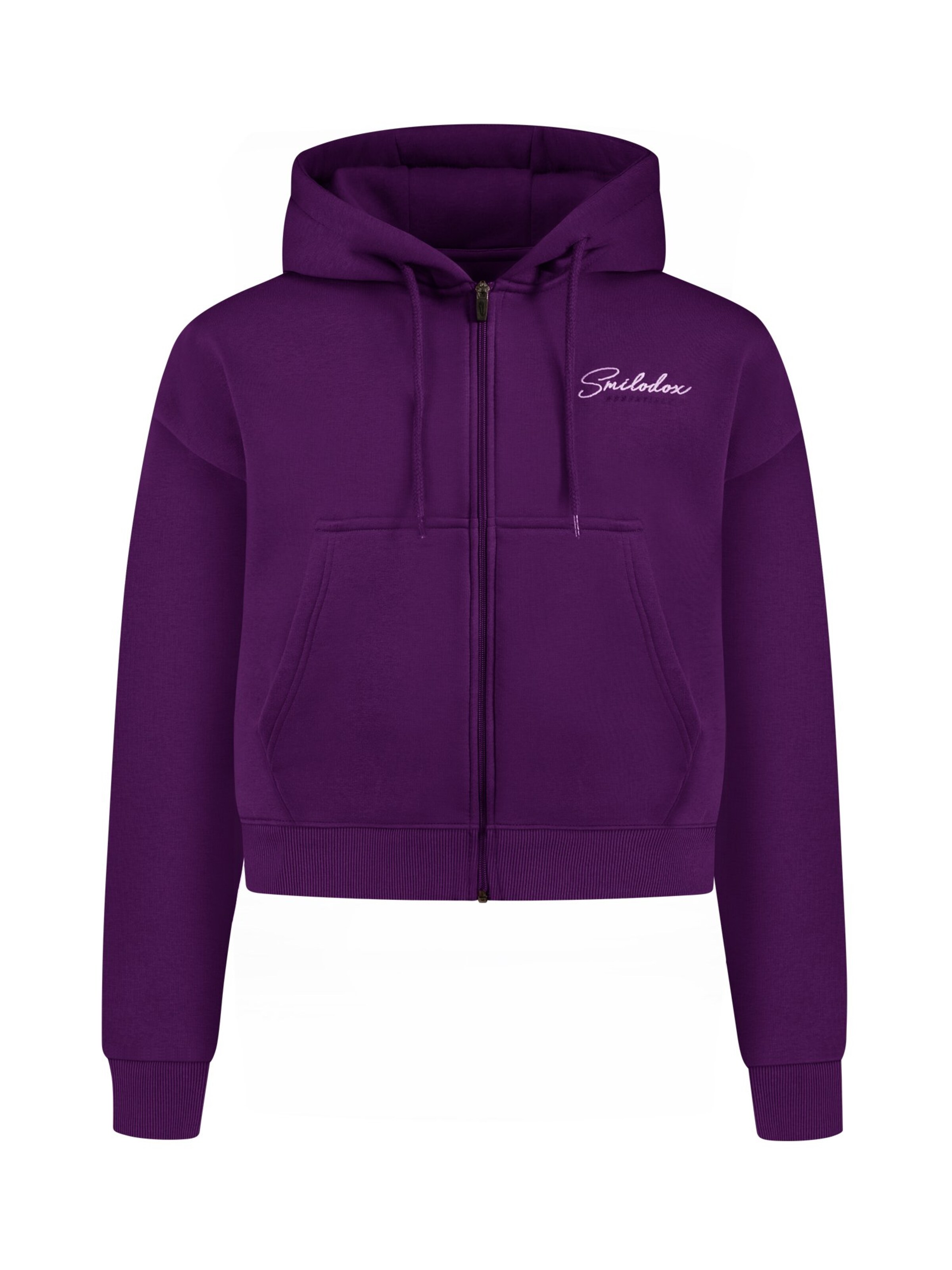 Sweat-shirt 'Enara' Smilodox en violet : devant