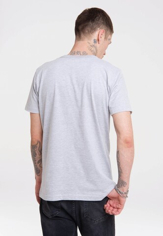 LOGOSHIRT Shirt 'Minions' in Grey