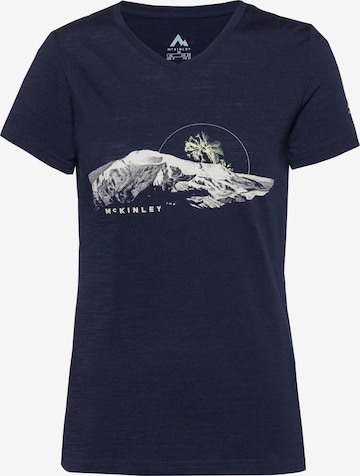 MCKINLEY Funktionsshirt 'Shay II' in Blau: Vorderseite
