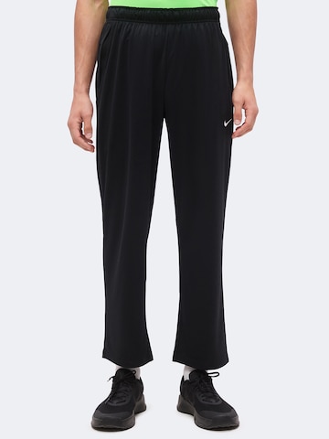 NIKE regular Παντελόνι φόρμας 'FLEX' σε μαύρο: μπροστά