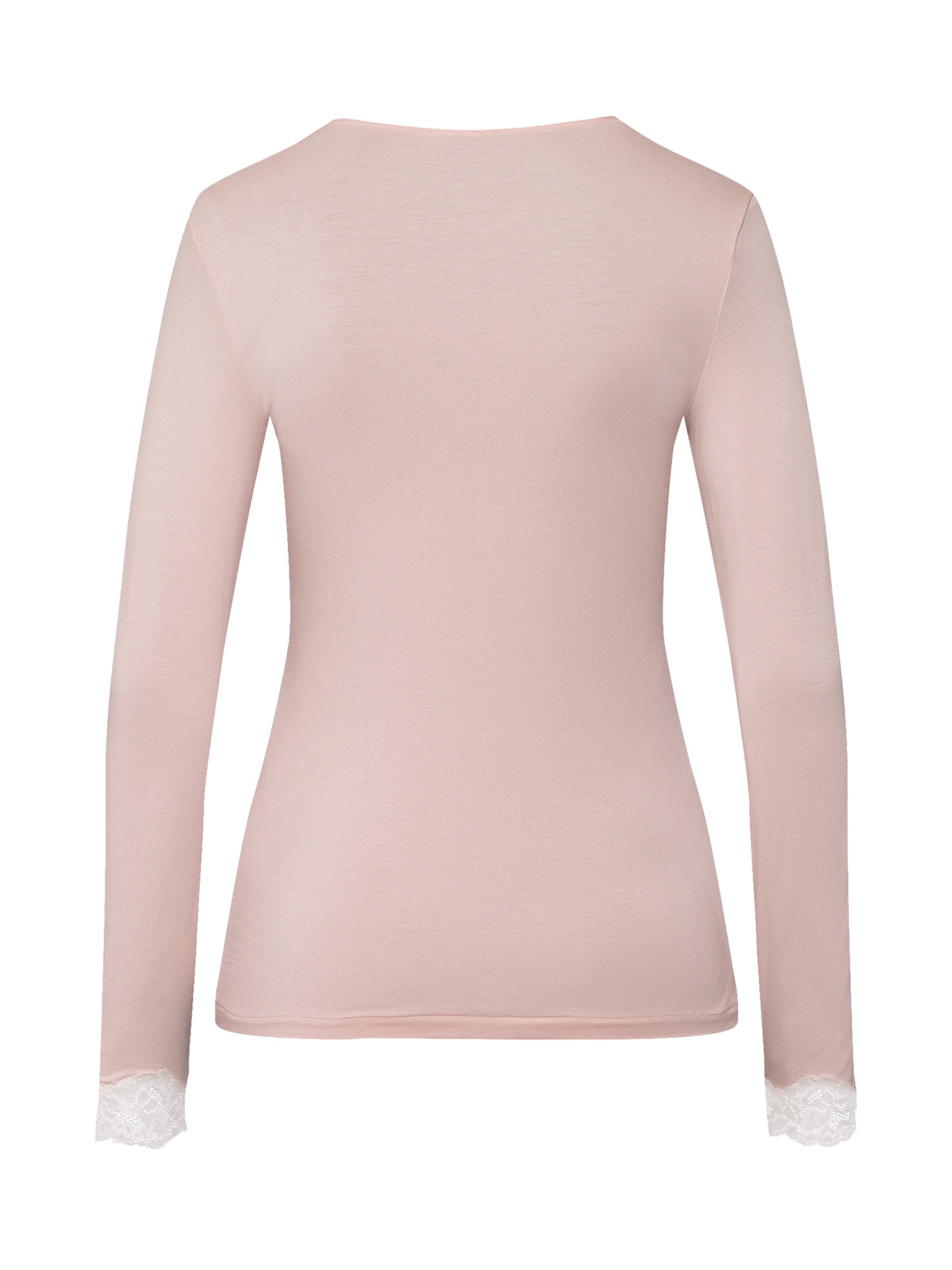 Hanro Pajama shirt 'Dana' in Pink