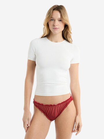 Slip 'Bliss2' di ETAM in rosso: frontale