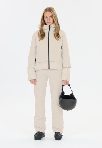 Athlecia Regular Workout Pants 'Vikki' in Beige