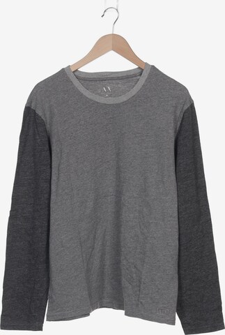 ARMANI EXCHANGE Shirt in XL in Grey: front