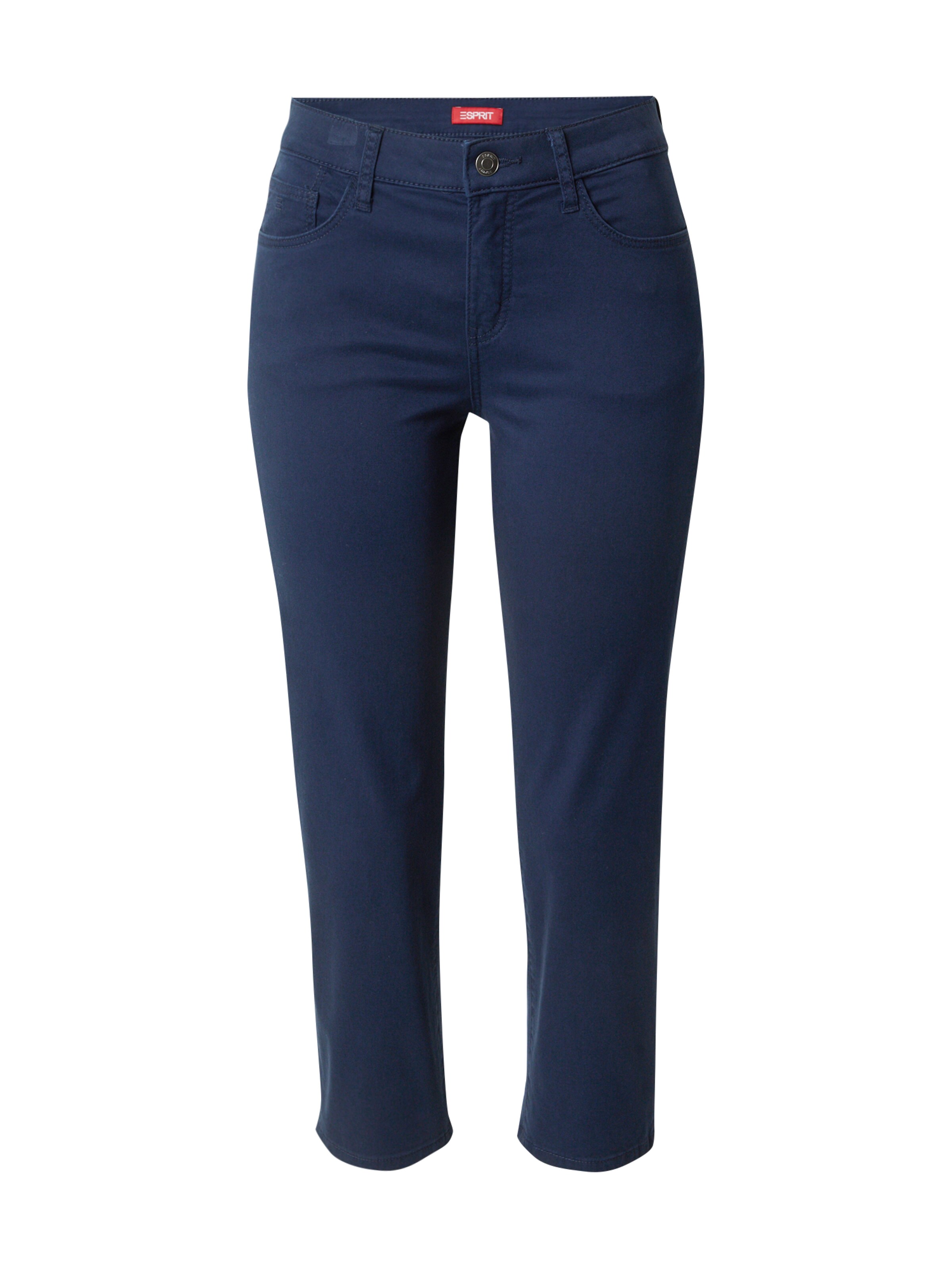 ESPRIT Slimfit Broek in Blauw: voorkant