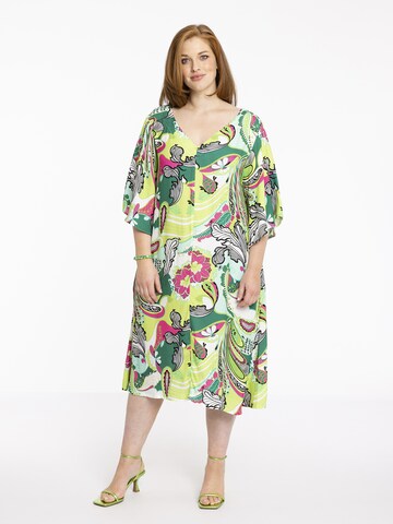 YOEK Kleid in Mischfarben