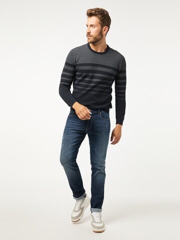 PIERRE CARDIN Tapered Jeans 'Lyon' in Blauw