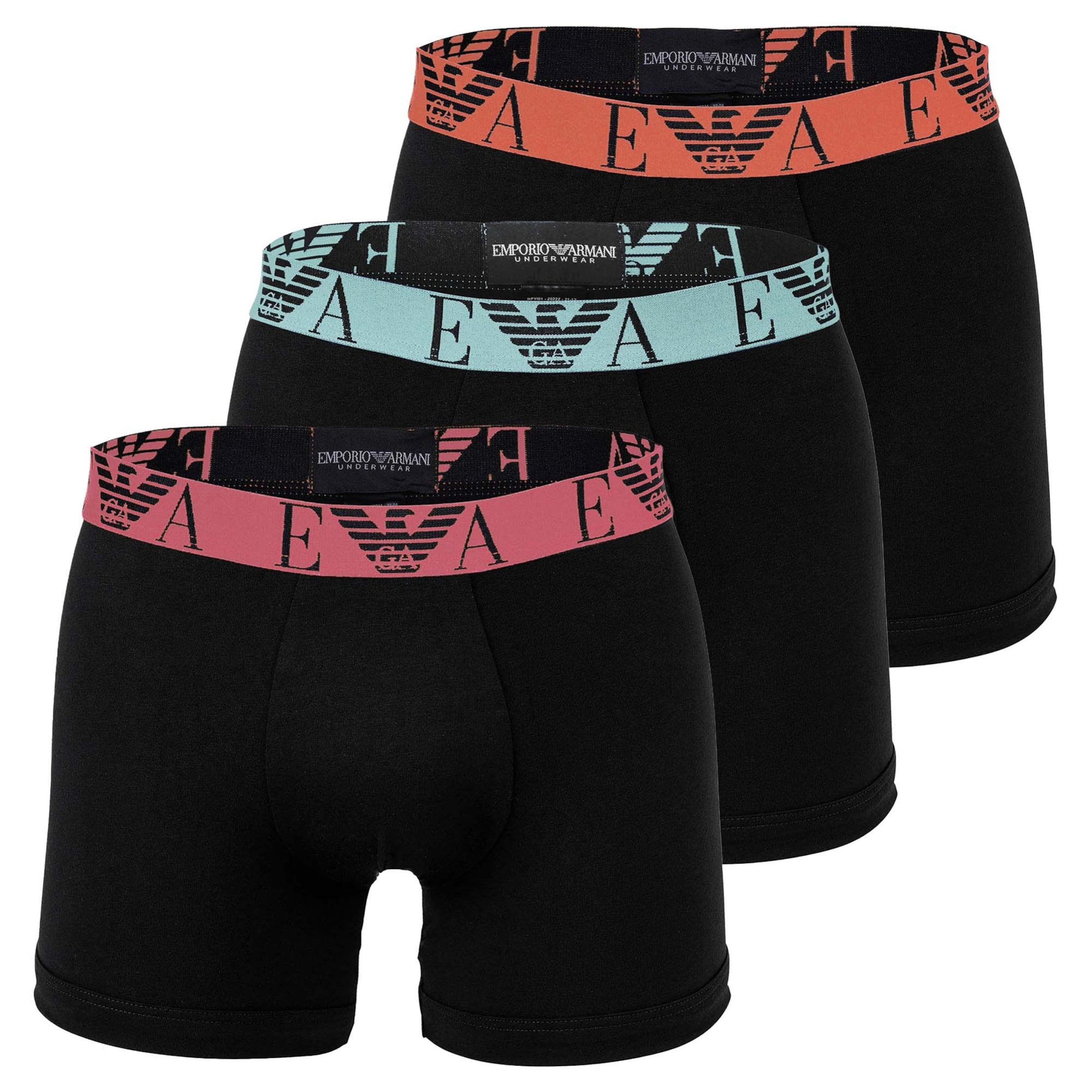 Emporio Armani Boxeralsók - fekete: elől