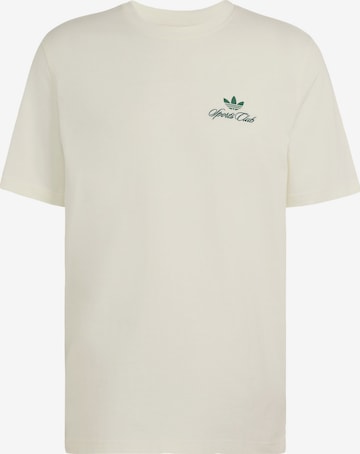 ADIDAS ORIGINALS - Camiseta 'Sport Club' en blanco: frente