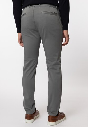 ROY ROBSON Slim fit Chino trousers 'Scott' in Grey