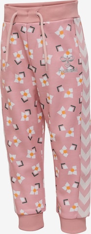 Effilé Pantalon de sport 'Aley' Hummel en rose