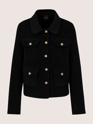 Veste mi-saison MADELEINE en noir : devant
