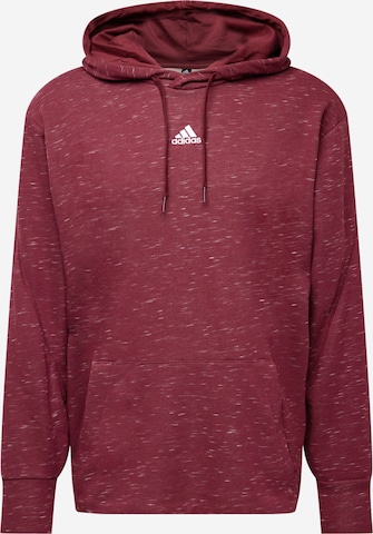 Sweat de sport ADIDAS SPORTSWEAR en rouge : devant