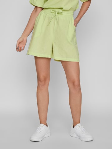 Regular Pantalon 'Miro' VILA en vert : devant