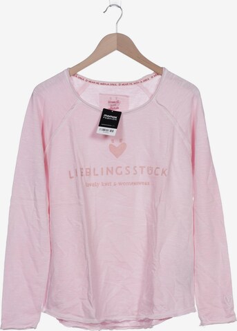 LIEBLINGSSTÜCK Sweatshirt & Zip-Up Hoodie in L in Pink: front