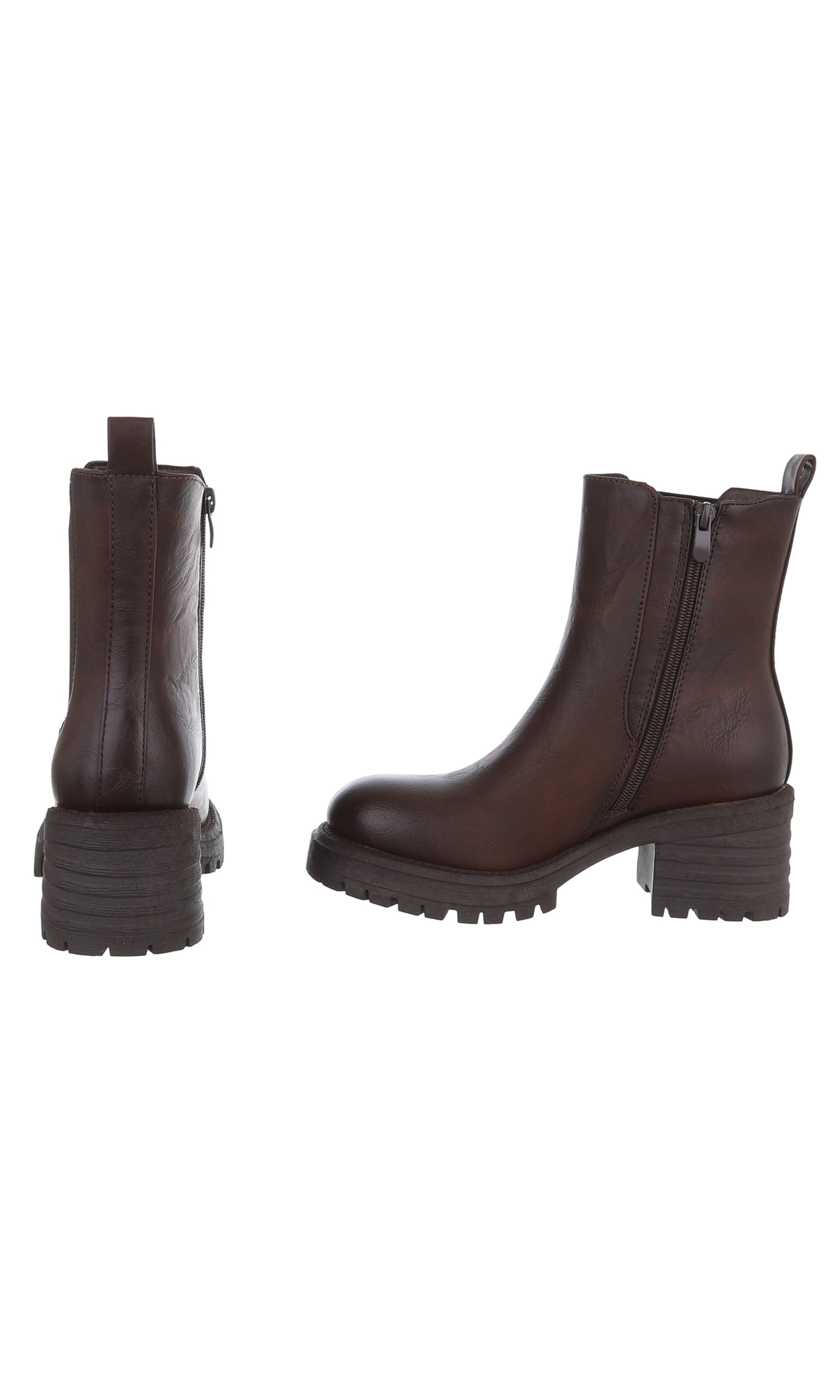 Ital-Design Ankle Boots in Brown