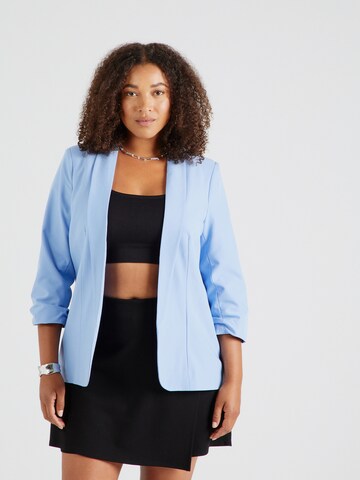 Blazer 'PCBOSELLA' PIECES Curve en bleu : devant