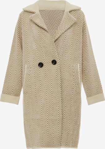 Cardigan RISA en beige : devant