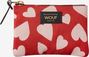 Wouf Cosmetic Bag 'Dayli' in Red: front