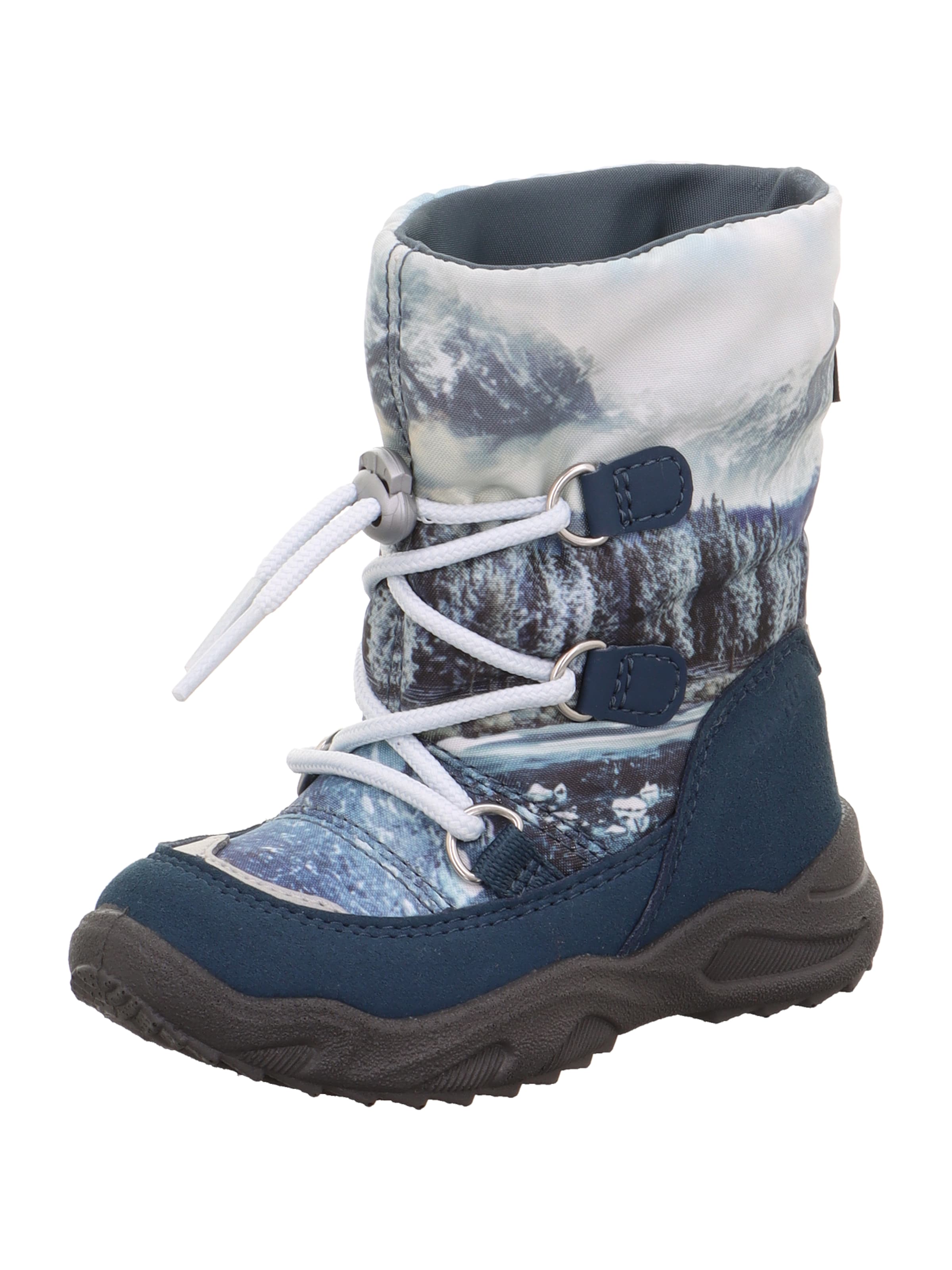SUPERFIT Snow boots 'GLACIER' in Blue: front