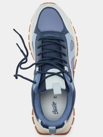 Pull&Bear Platform trainers in Blue