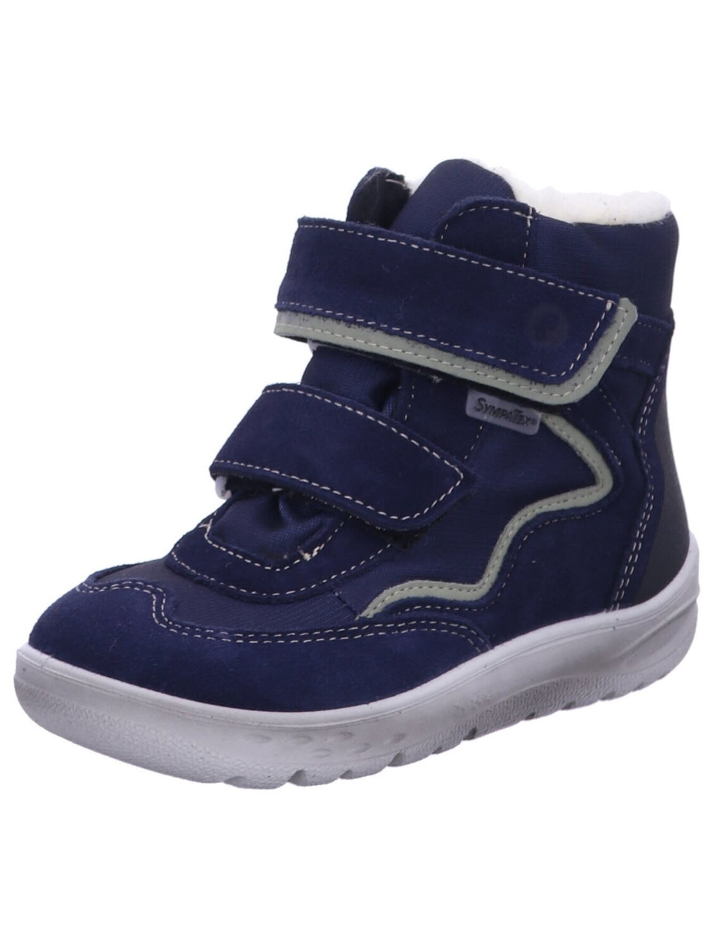 Bottes 'Stiefel Mädchen 50 6600603/170 Echtleder in blau' RICOSTA en bleu : devant