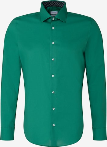 SEIDENSTICKER Zakelijk overhemd in Groen: voorkant