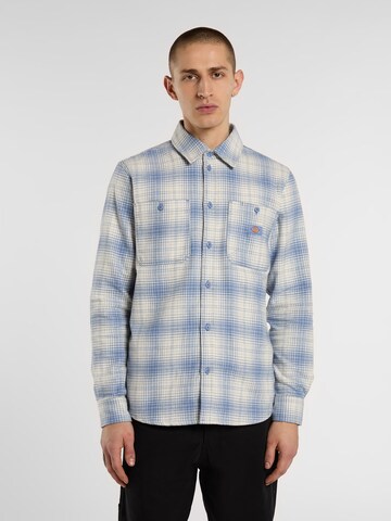 Regular fit Camicia 'EVANSVILLE' di DICKIES in blu: frontale
