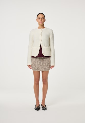 Fabienne Chapot Gebreide bodywarmer in Beige