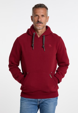 Sweat-shirt Schmuddelwedda en rouge : devant