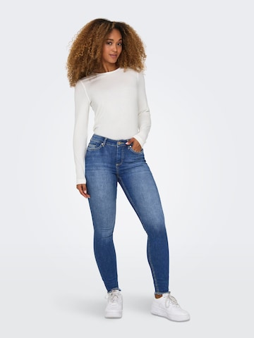 ONLY Skinny Jeans 'Blush' in Blau