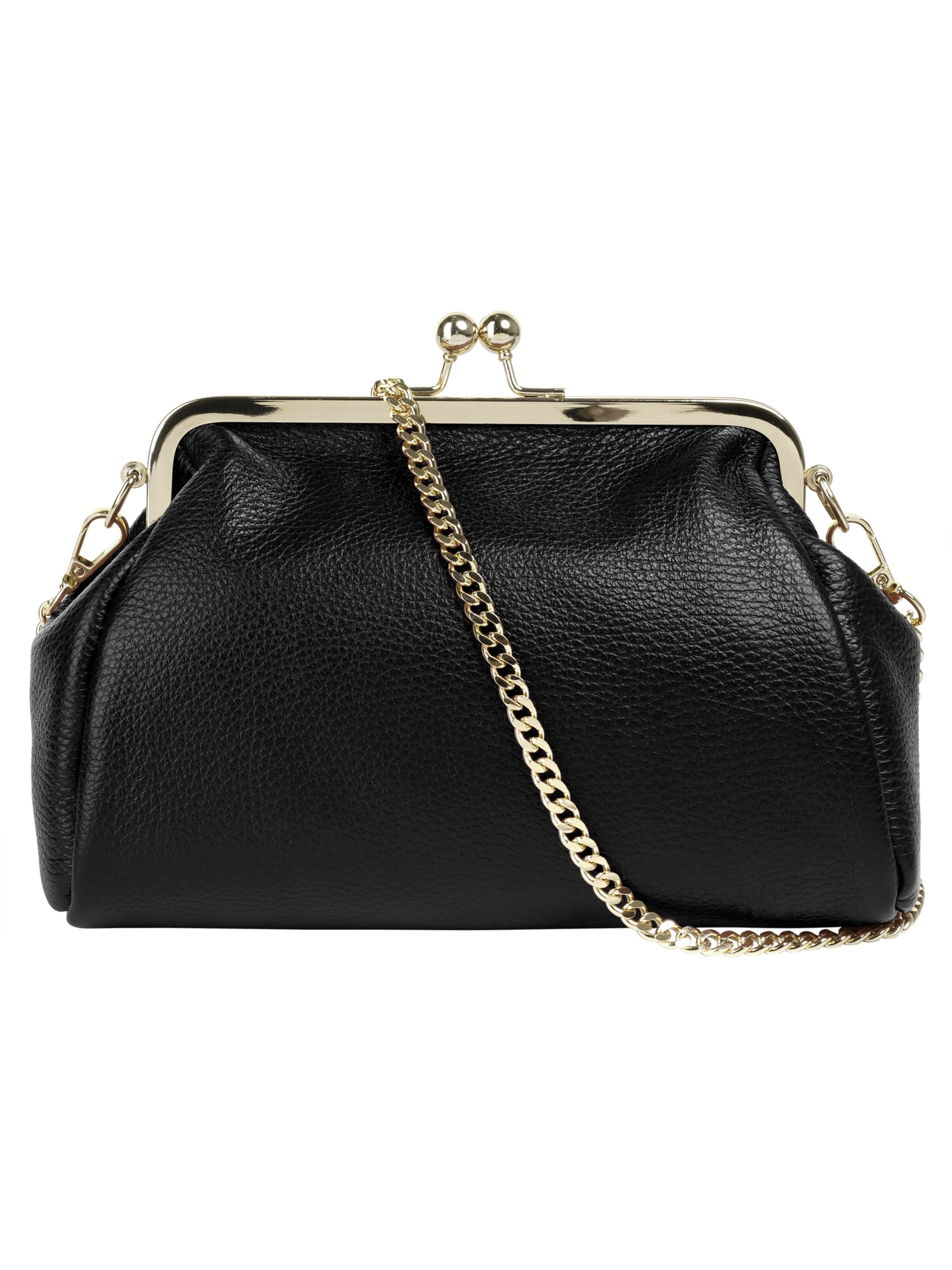Cluty Clutch‌‌‌‌‌‌‌‌‌ in Schwarz: Vorderseite