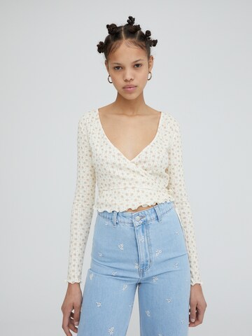 EDITED Shirt 'Melina' (GOTS) in Beige: Vorderseite