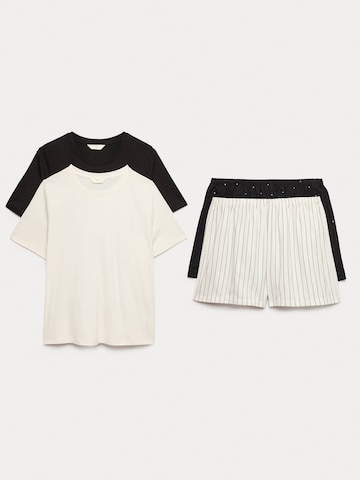 Marks & Spencer Pyjama in Beige: voorkant