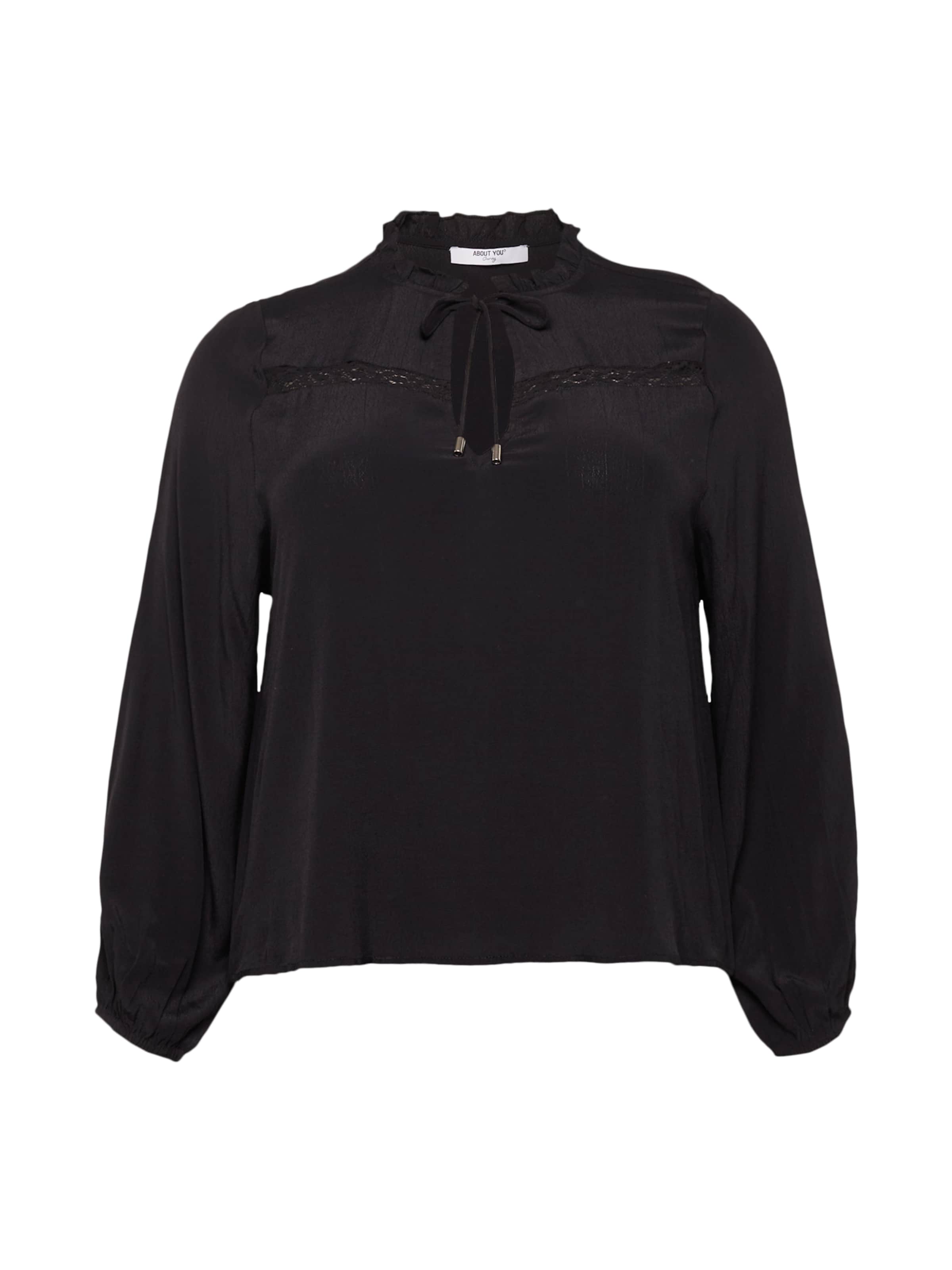 ABOUT YOU Curvy Pluus 'Ida', värv must: eest vaates