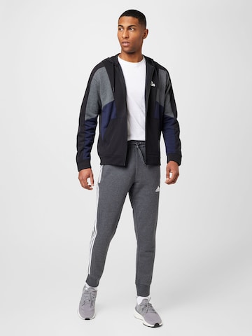 ADIDAS SPORTSWEAR Sports sweat jacket 'Essentials Colorblock ' in Black