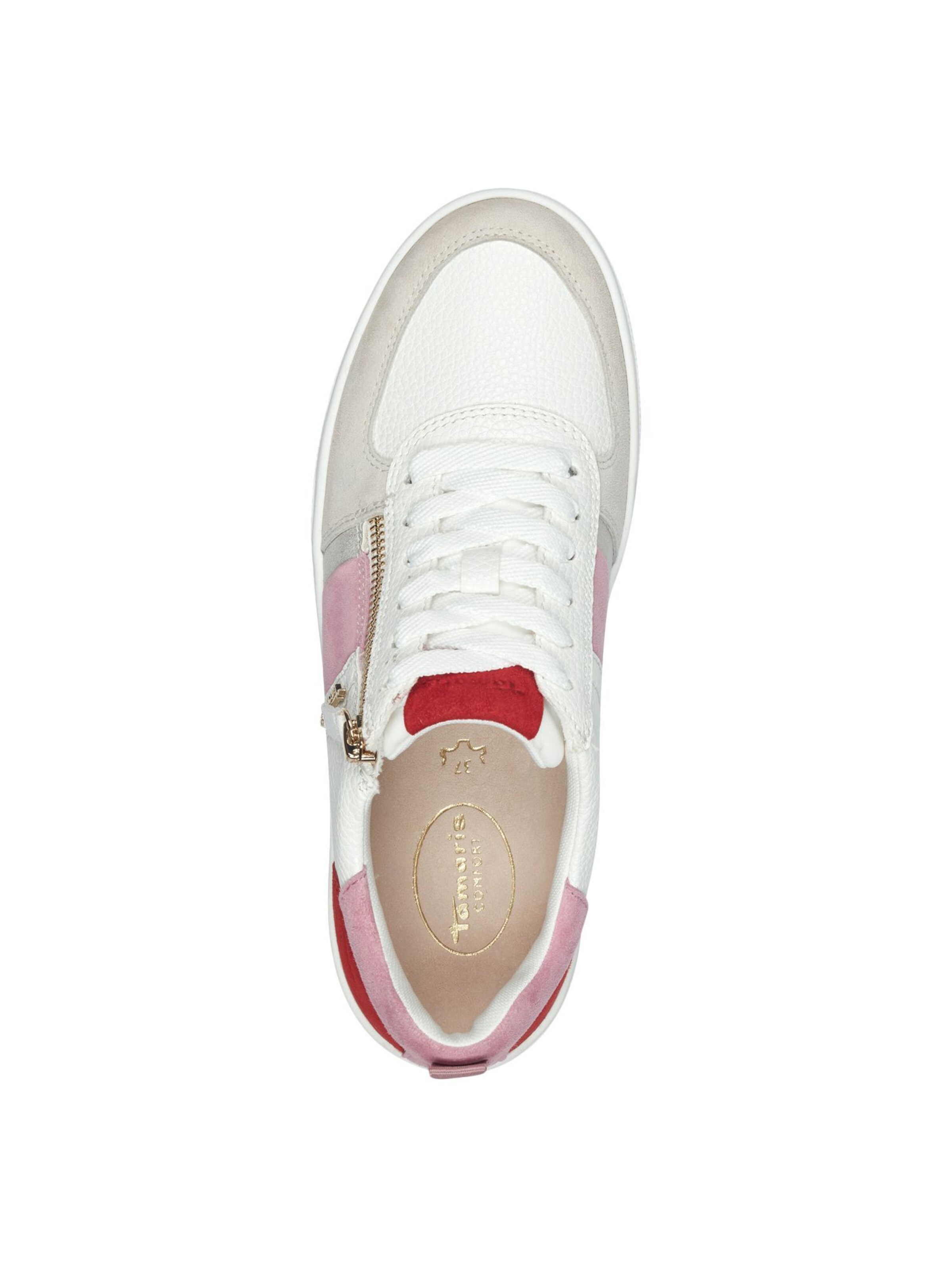 Baskets basses Tamaris en rouge