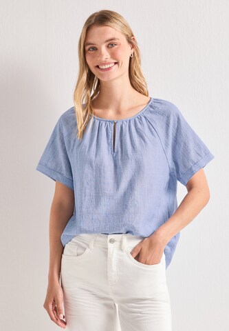 STREET ONE Blouse in Blue: front