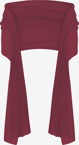 APART Scarf in Red: front