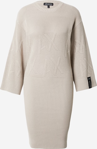 ARMANI EXCHANGE Kleid in Grau: predná strana