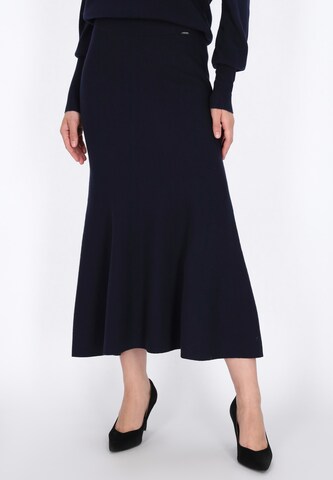 DreiMaster Klassik Skirt 'Klassik' in Blue: front