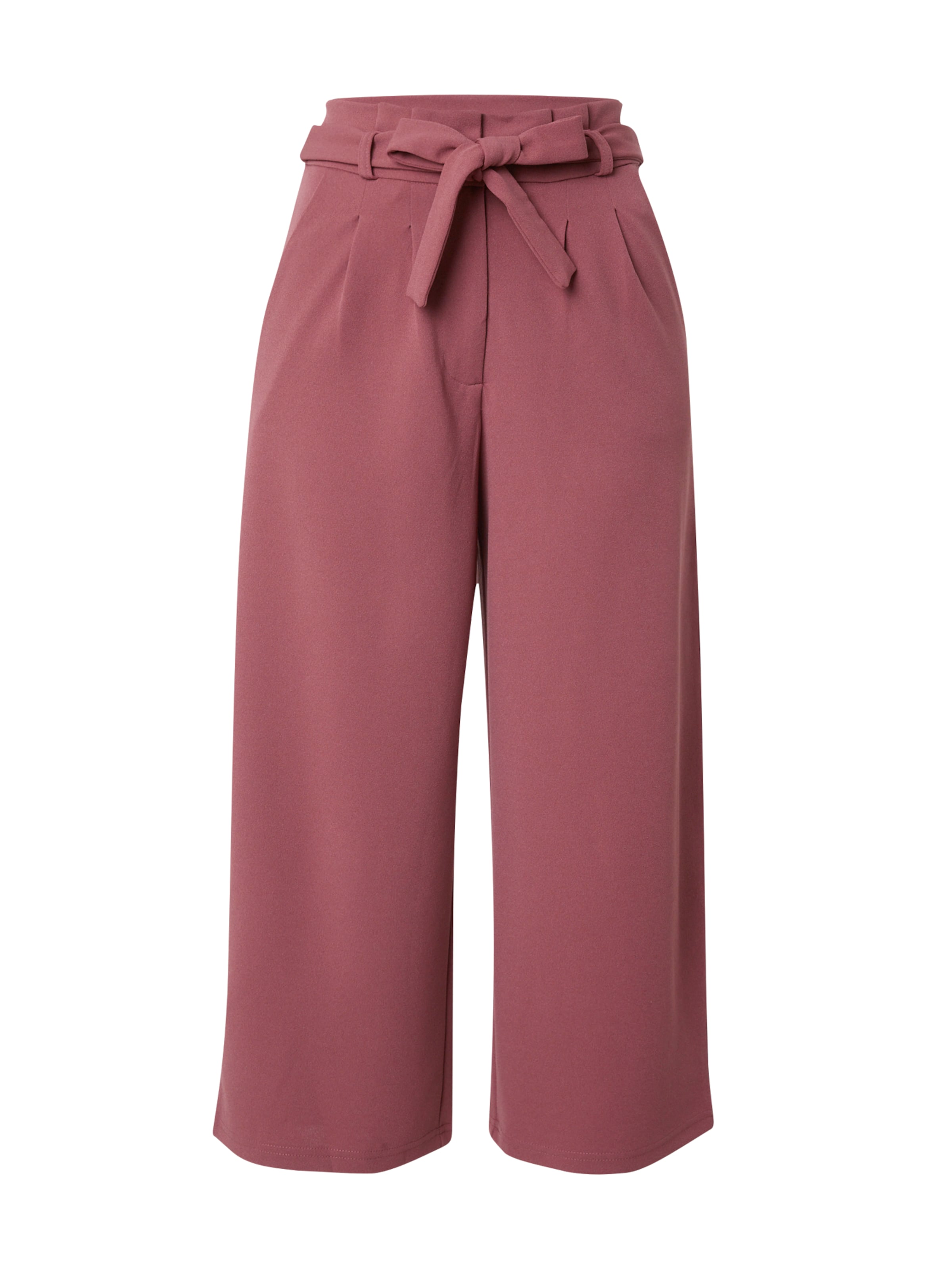 JDY Voltidega püksid, värv punane: eest vaates