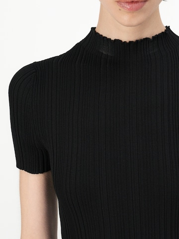 HUGO - Vestido de punto 'Sareplyk' en negro