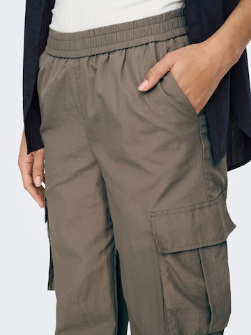 JDY Wide leg Cargo Pants in Brown