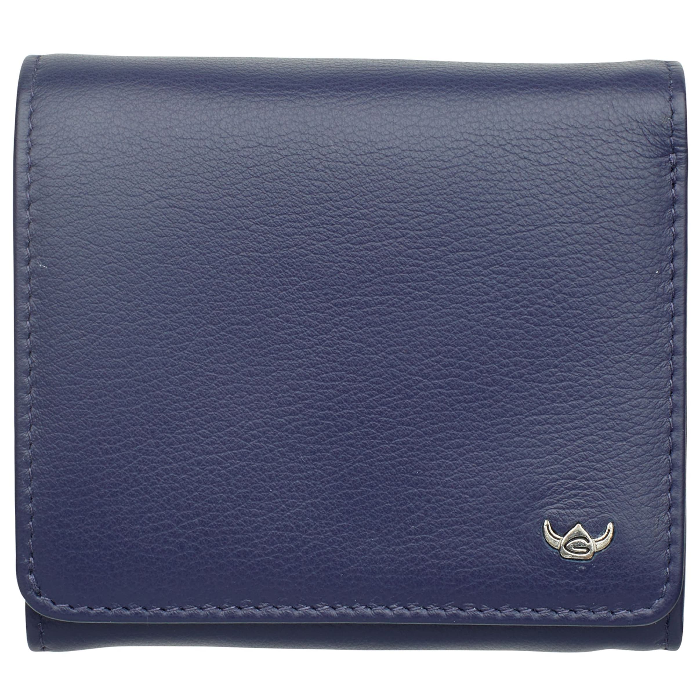 Porte-monnaies 'Madrid' GOLDEN HEAD en bleu : devant