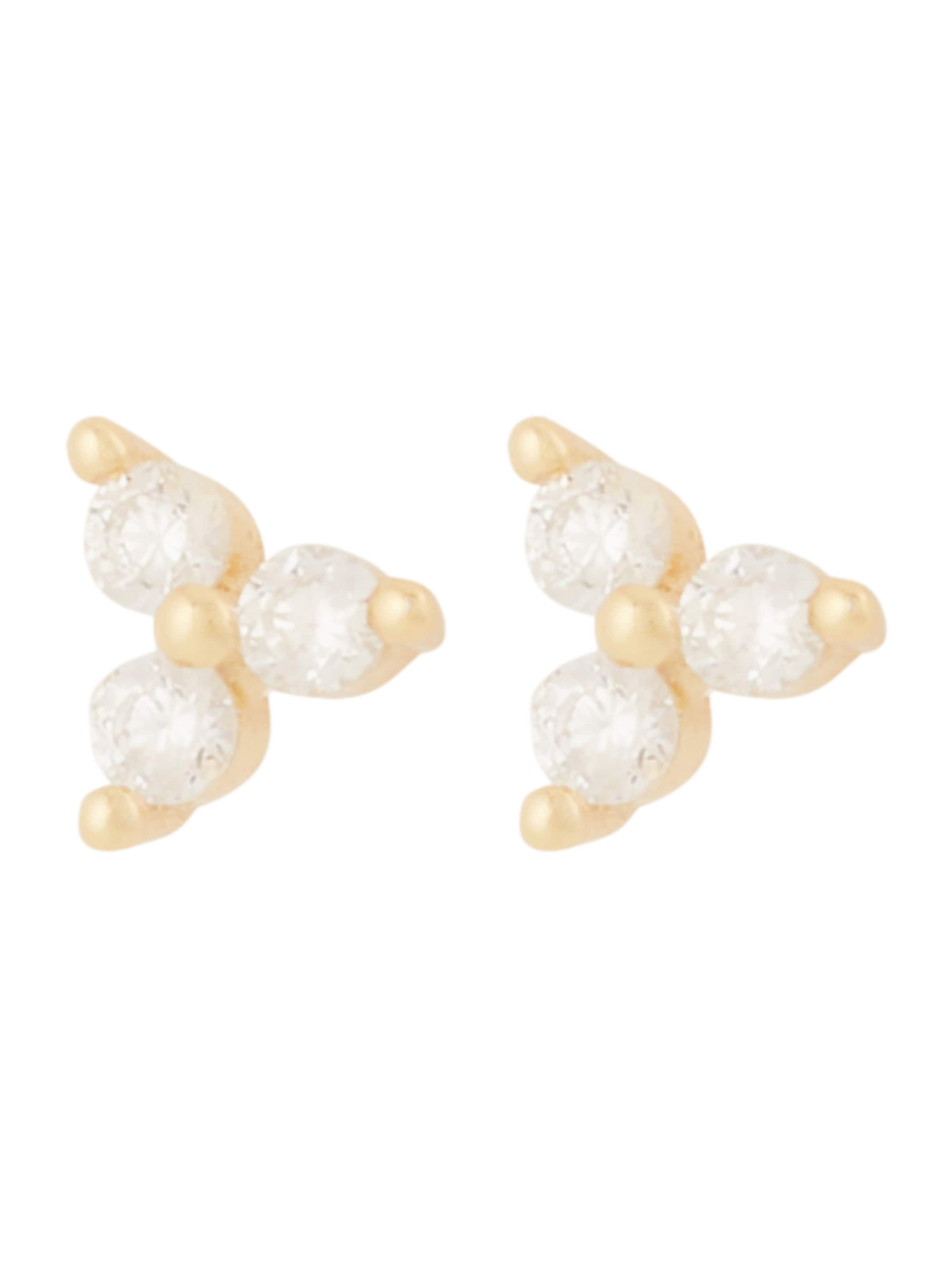 Glanzstücke München Oorbellen in Goud: voorkant