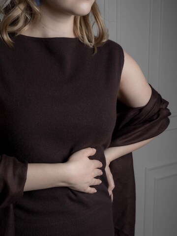 Fiora Muse - Chaleco de punto en marrón