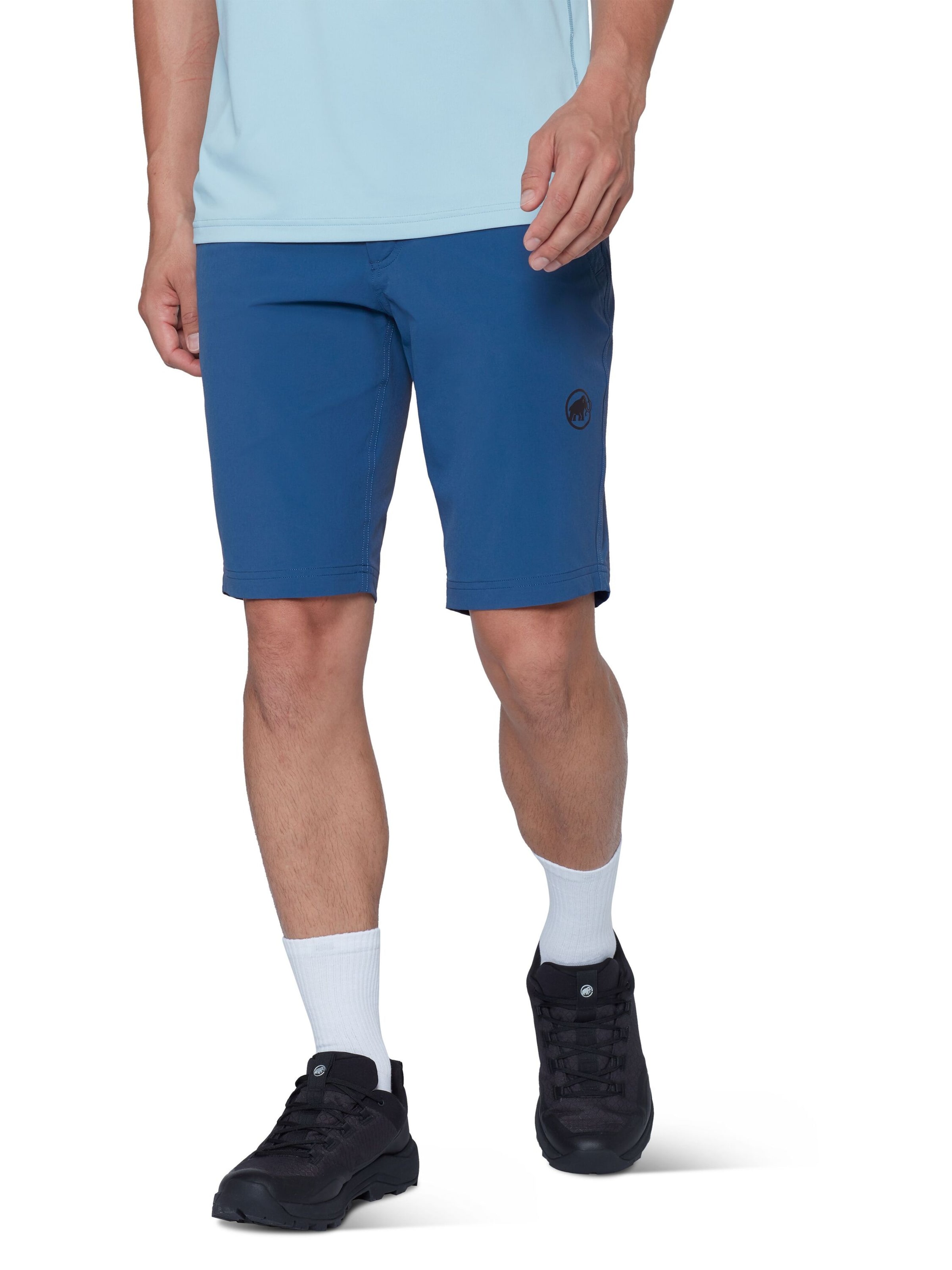 MAMMUT Regular Outdoor Pants 'HIKING V' in Blue: front